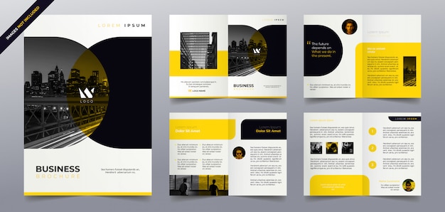 Business brochure pages  template