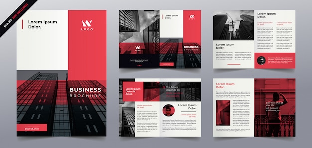 Business brochure pages  template