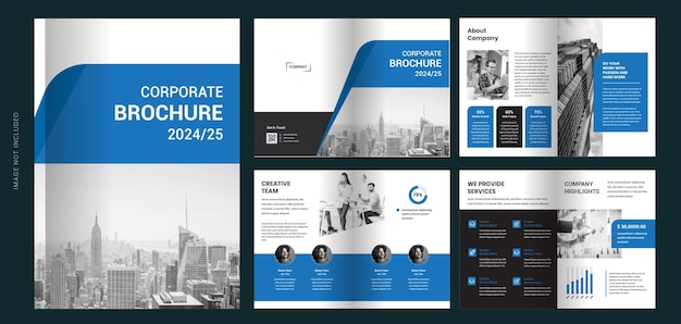 Business brochure pages template