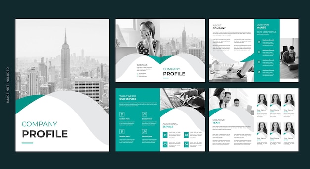 Business brochure pages template