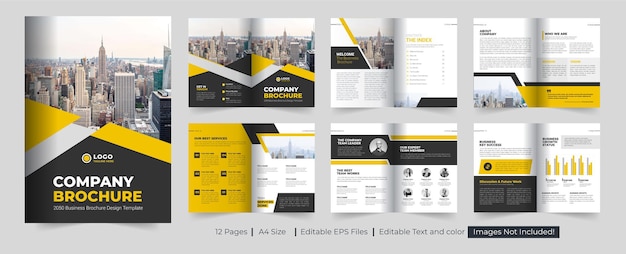 Business Brochure Template Design