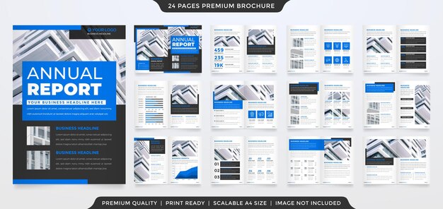 business brochure template editable vector design