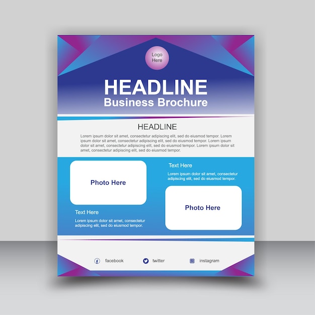 Business brochure template