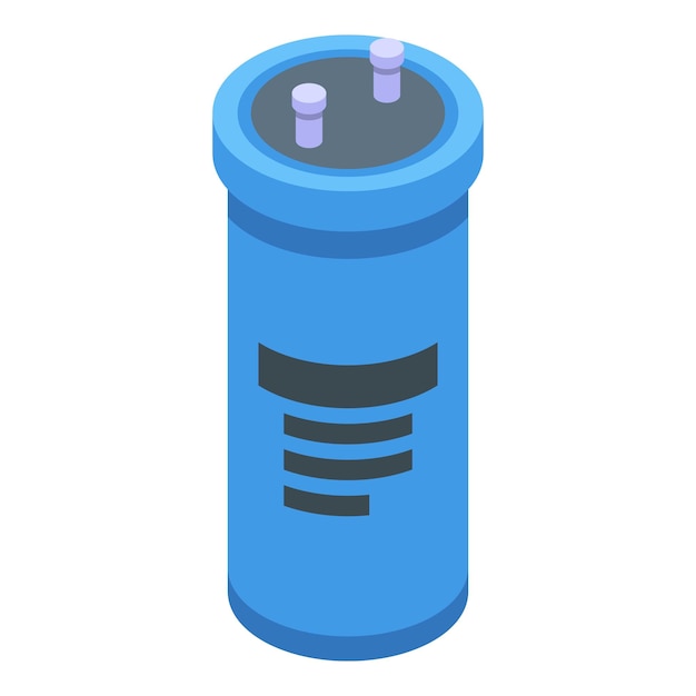 business capacitor icon isometric of business capacitor vector icon for web design isolated on white background