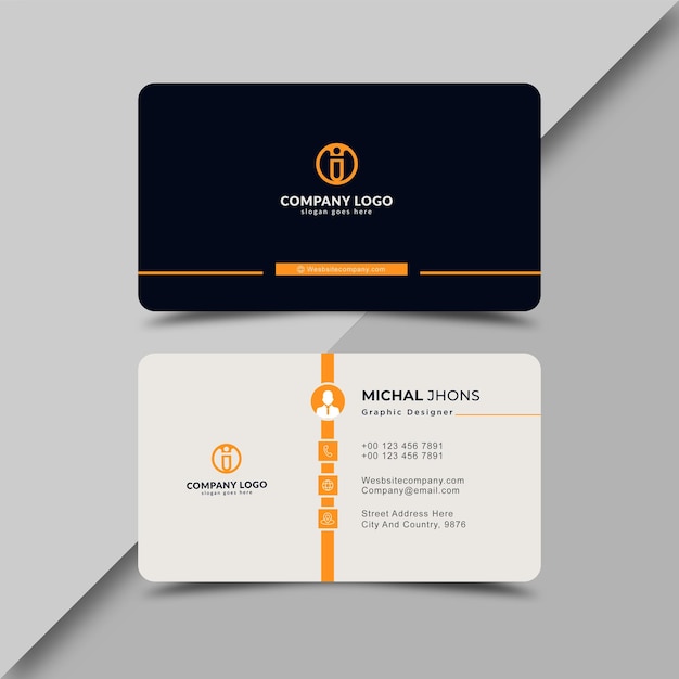 Business card banner template design