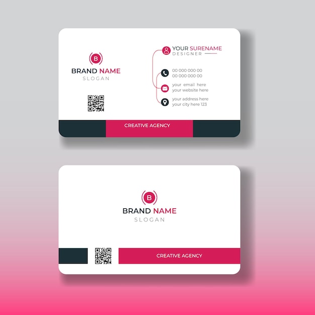 A business card for a brand name company.