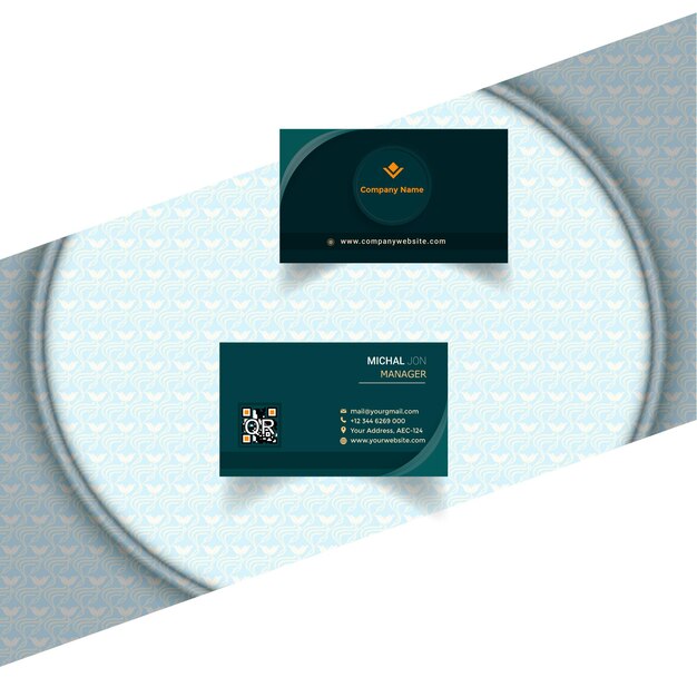 A business card for a company called the brand