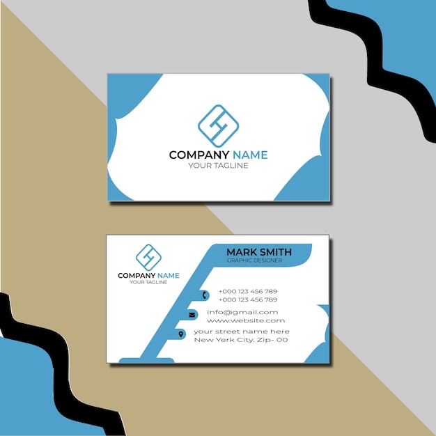 A business card for a company called company name