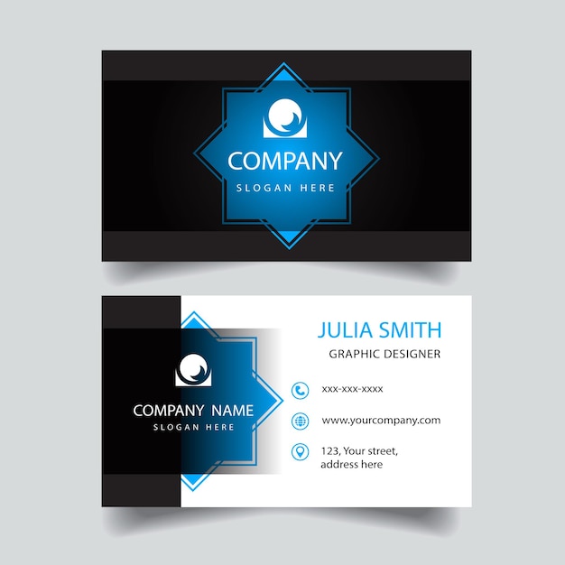 A business card for a company called company.