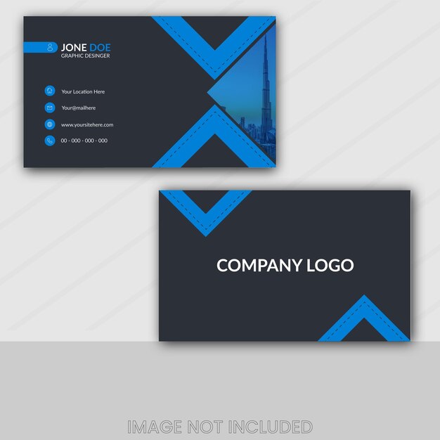 a business card for company called company.