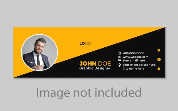 A business card for a company called john do graphic designer