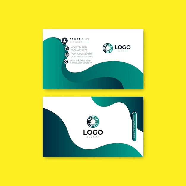 A business card for a company called logo.