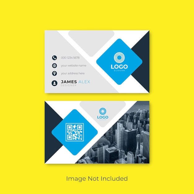 A business card for a company called the logo.