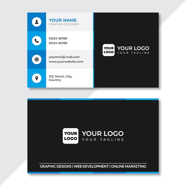 A business card for a company called your logo.