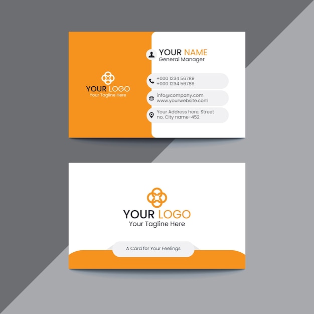 A business card for a company called your logo