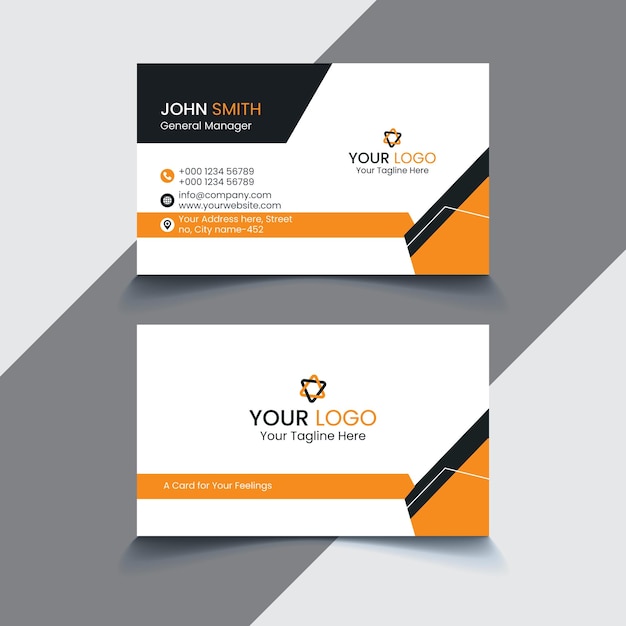 A business card for a company called your logo