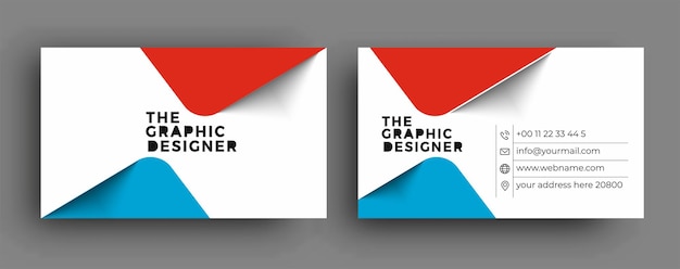 Business card - creative and clean modern business card template.