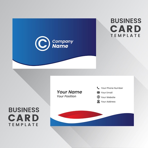 Business Card - Creative and Clean Modern Business Card Template.