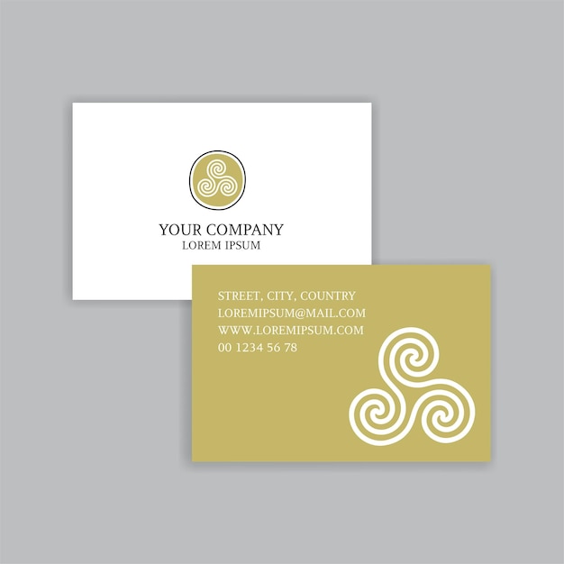 Business card creative vector