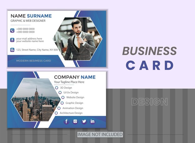 business card design 4k