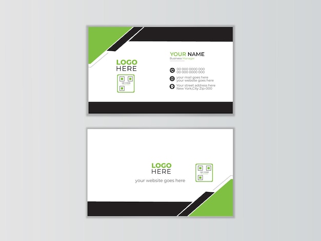 Business card design for a company called loco here