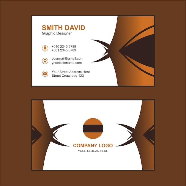 Business card design tamplate