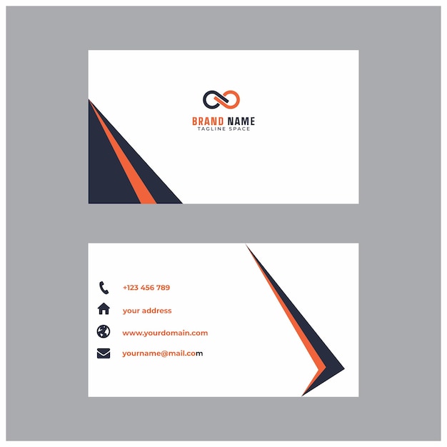 Business Card Design Template Vector