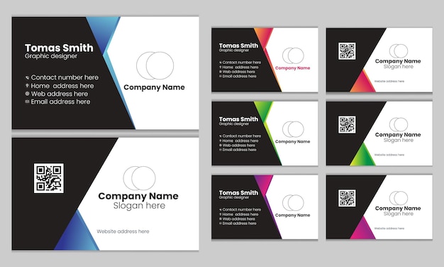 Business card design template and visiting card design