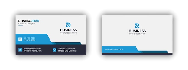 Business card design template for your business