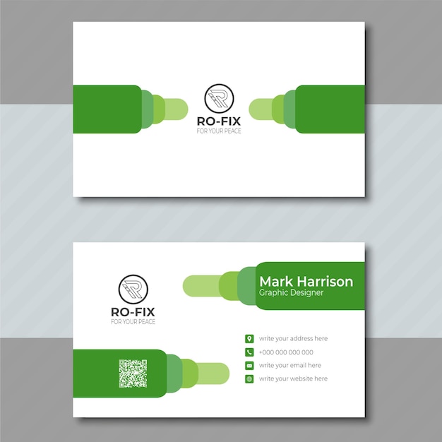 Business Card Design And Template For Your Company