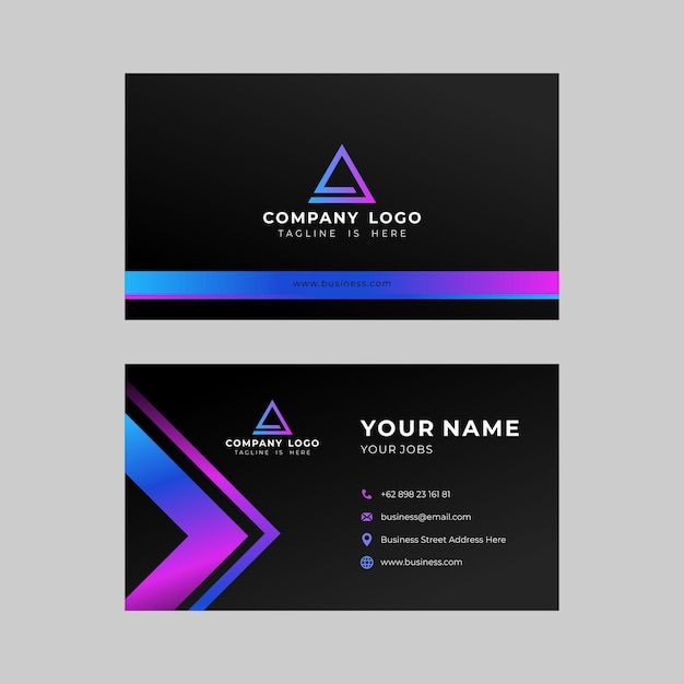 Business card design template