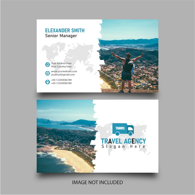 Business card design template