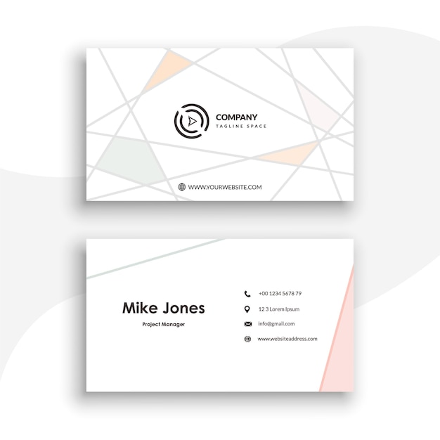 Business Card Design Template