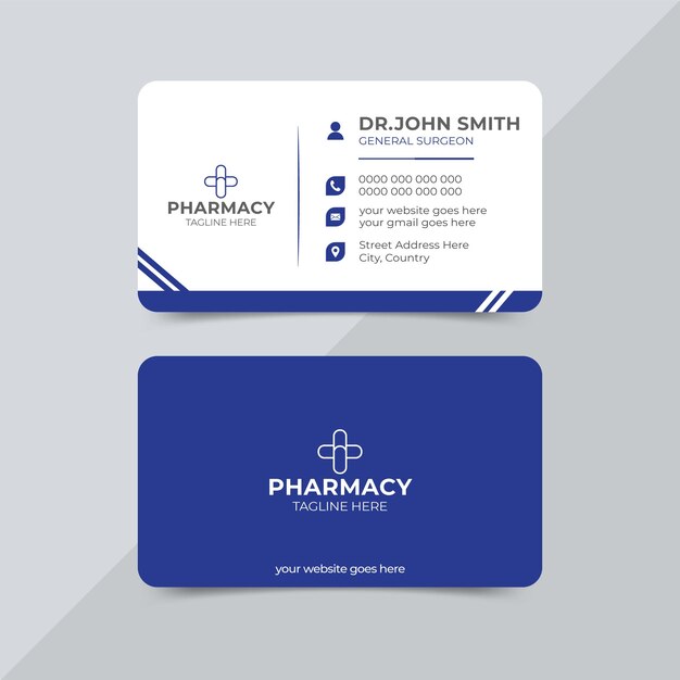 Business card design template