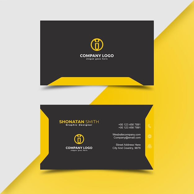 business card design template