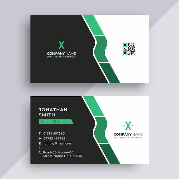 Business card design template