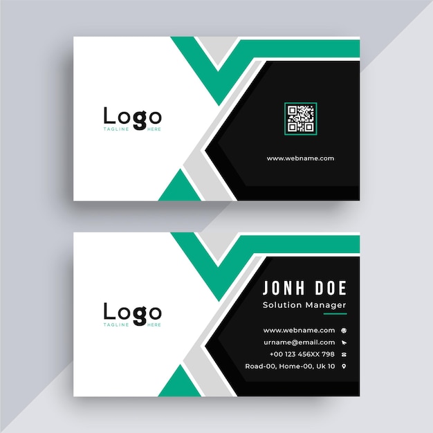 Business card design template