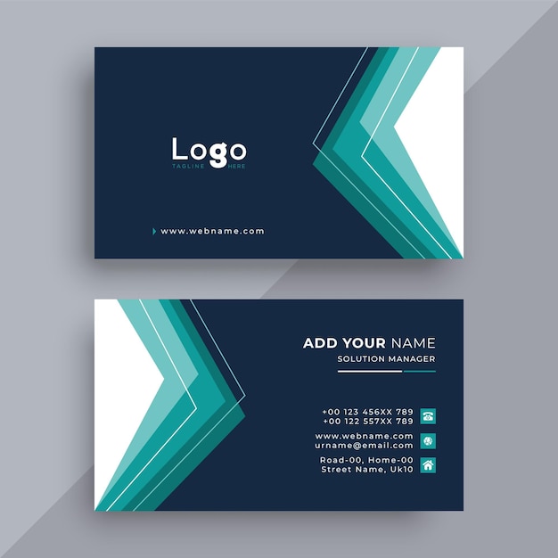 Business card design template