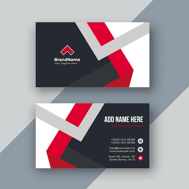 Business card design template