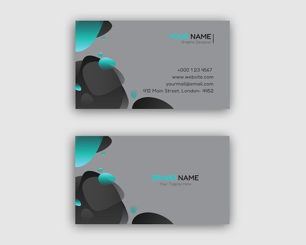 Business card design template