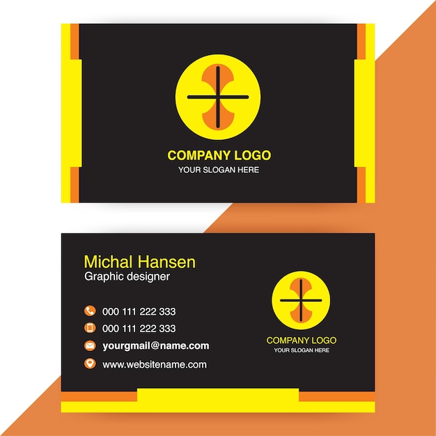 business card design template