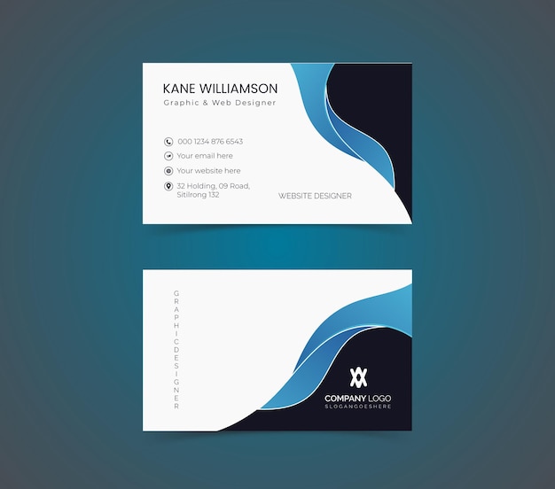 business card design template