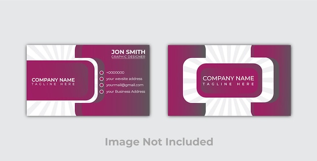 Business Card Design Template