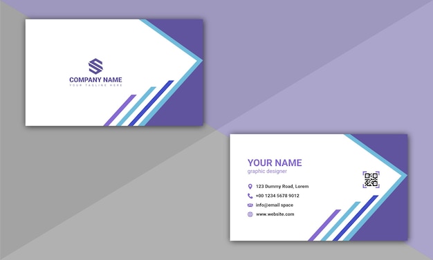 Business card design template