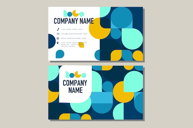 Business Card design vector illustration