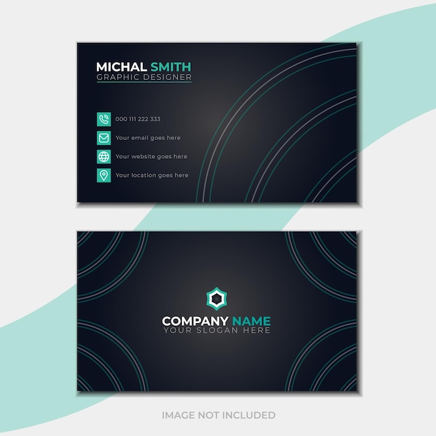 Business card design visiting card template