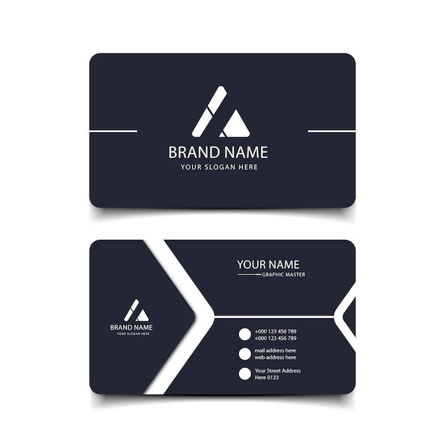 Vector business card design