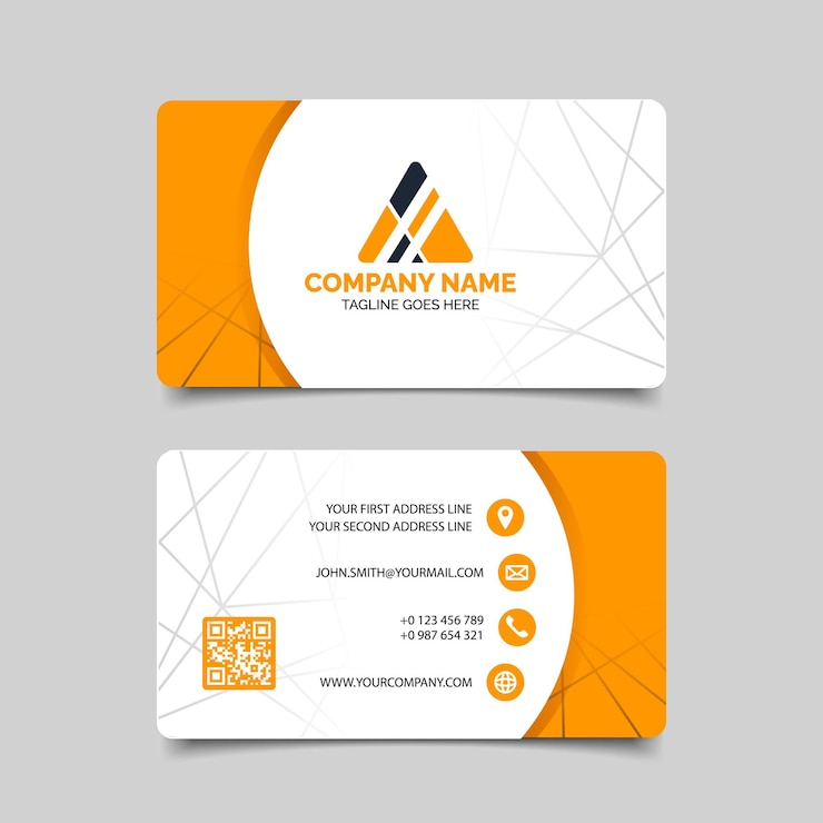 Vector business card design