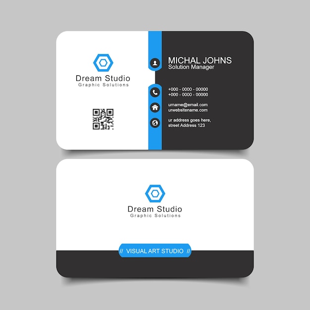 Vector business card design