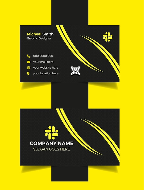 Vector business card design